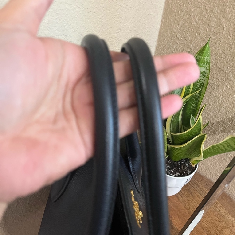 Prada Black Leather Tote Bag - Picture 4 of 15